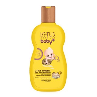 Lotus Herbals baby, Little Bubbles Body Wash & Shampoo 200ml